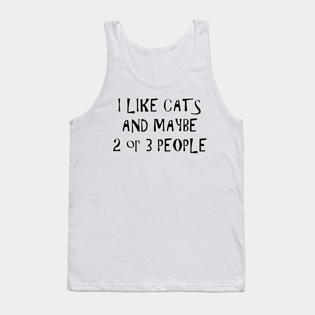 I like cats Tank Top by MasterChefFR